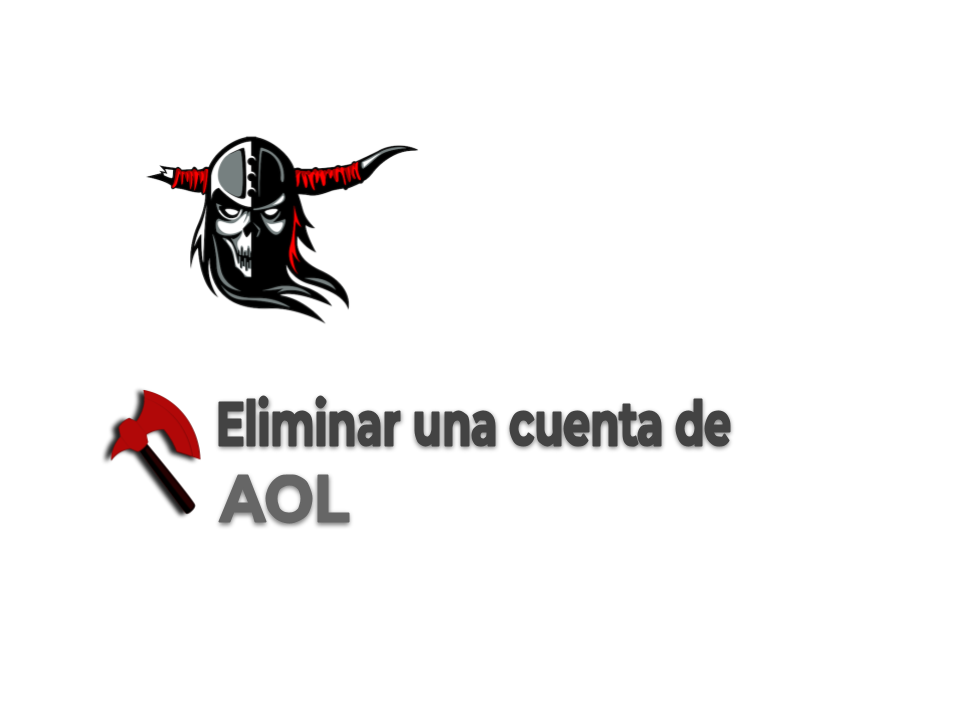 Eliminar una cuenta de AOL.